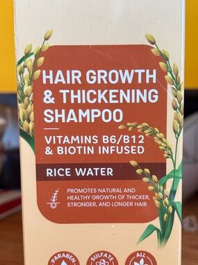Hair Growth & Thickening Shampoo - Rice Water, Beige